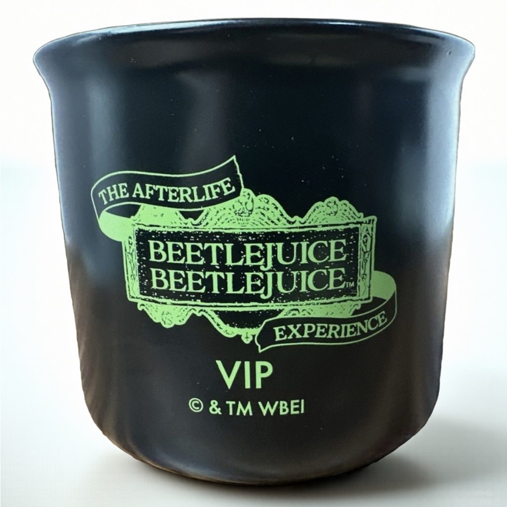 Collectable Hollywood Beetlejuice VIP Experience Black Mug